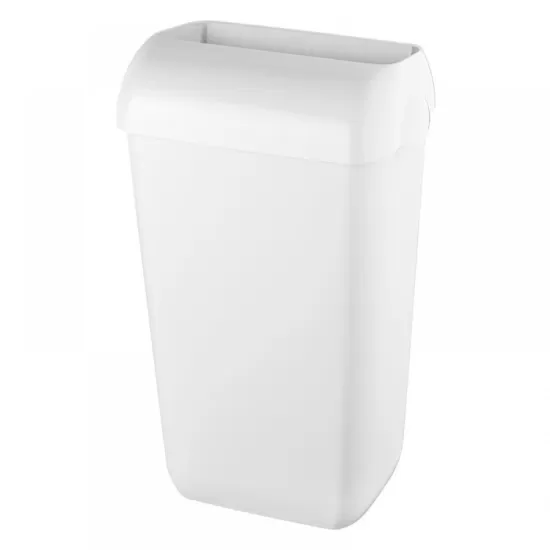Afvalbak Wit Open 43L
