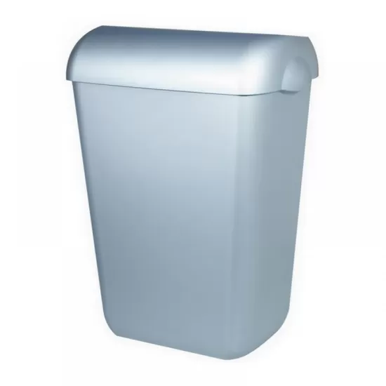 Afvalbak Zilver Open 23L