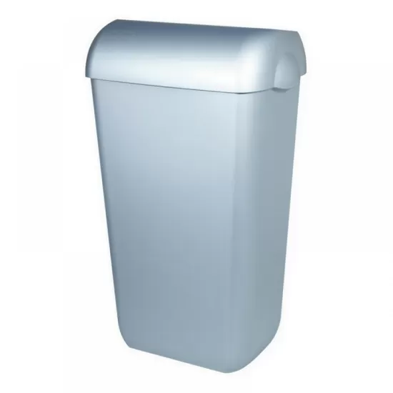 Afvalbak Zilver Open 43L