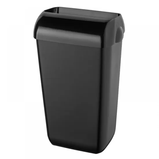 Afvalbak Zwart Open 43L