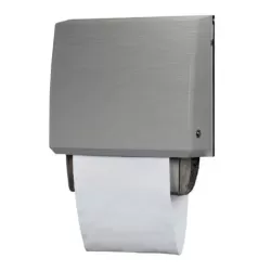 Handdoekautomaat Zilver voor textielrollen Handdoekautomaat Zilver voor textielrollen