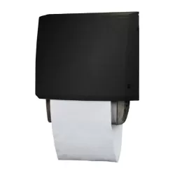 Handdoekautomaat Zwart voor textielrollen Handdoekautomaat Zwart voor textielrollen