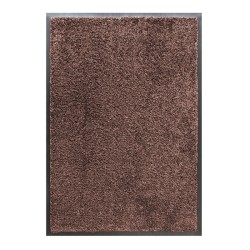 Droogloopmat bruin 50% katoen 50% polyester Droogloopmat bruin 50% katoen 50% polyester