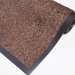 Droogloopmat bruin 100% katoen Droogloopmat bruin 100% katoen