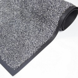 Droogloopmat grijs 100% katoen Droogloopmat grijs 100% katoen