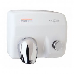 Mediclinics handdroger Saniflow E88 Wit Drukknop Mediclinics handdroger Saniflow E88 Wit Drukknop