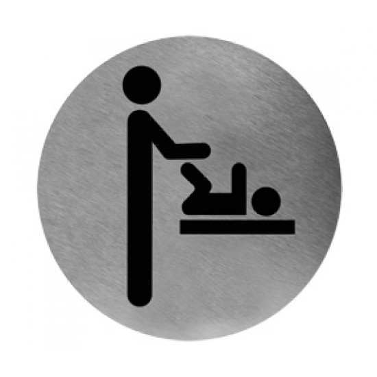 Pictogram RVS babyverschoontafel