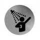 Pictogram RVS douche