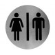 Pictogram RVS man/ vrouw