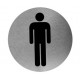 Pictogram RVS man