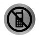 Pictogram RVS telefoonverbod