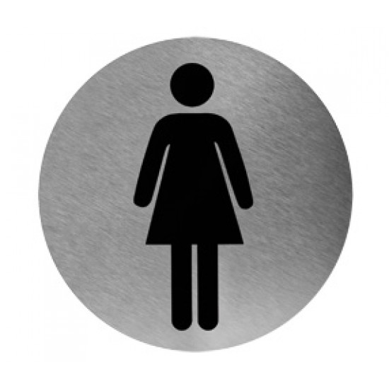 Pictogram RVS vrouw