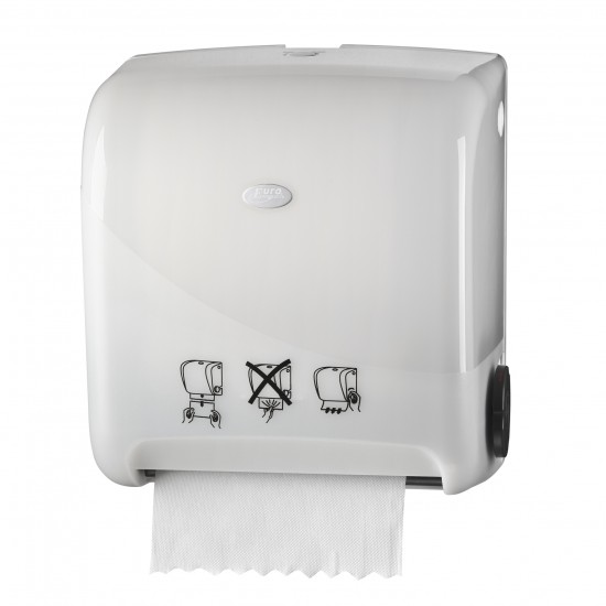 Pearl White handdoekautomaat Matic