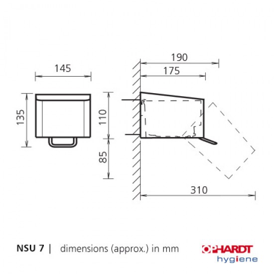 SanTRAL zeepdispenser 0,7 L