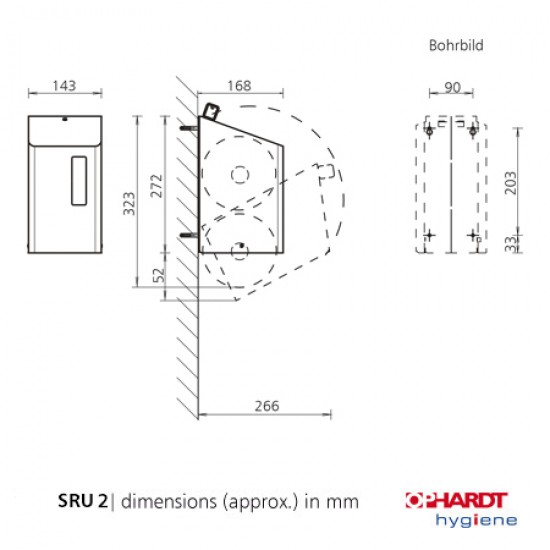 SanTRAL toiletrolhouder 2 doprollen