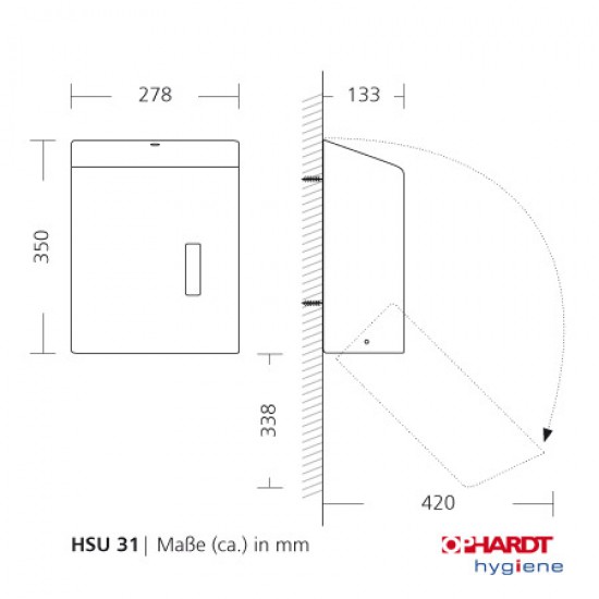 SanTRAL handdoekdispenser maxi