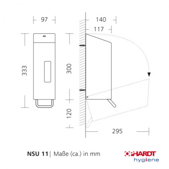 SanTRAL zeepdispenser 1,2 L