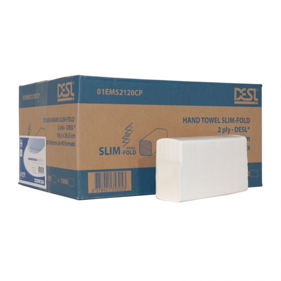 Papieren doekjes Slimfold cellulose 2-lg