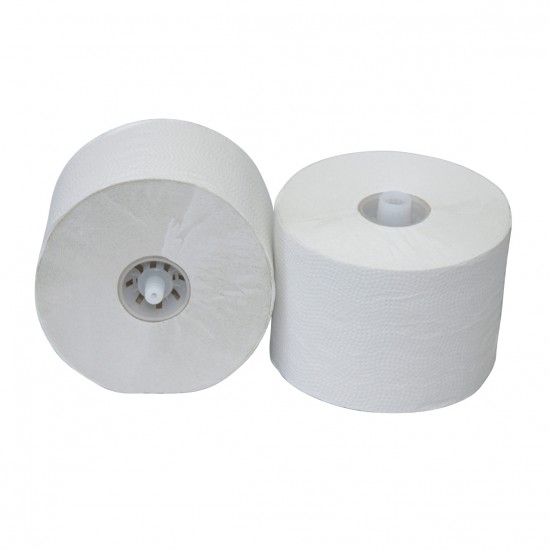 Toiletpapier met dop recycled tissue 150 meter 1-lg