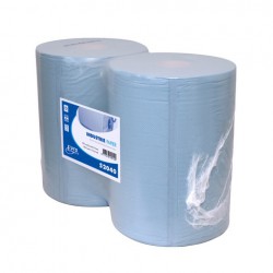 Industriepapier recycled blauw 2-lg 400 meter x 37 cm Industriepapier recycled blauw 2-lg 400 meter x 37 cm