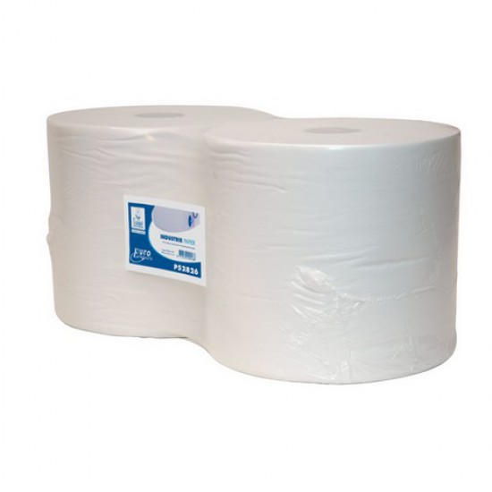 Industriepapier cellulose wit 1-lg 950 meter x 29 cm